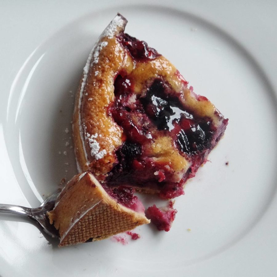 Tarte clafoutis aux fruits rouges