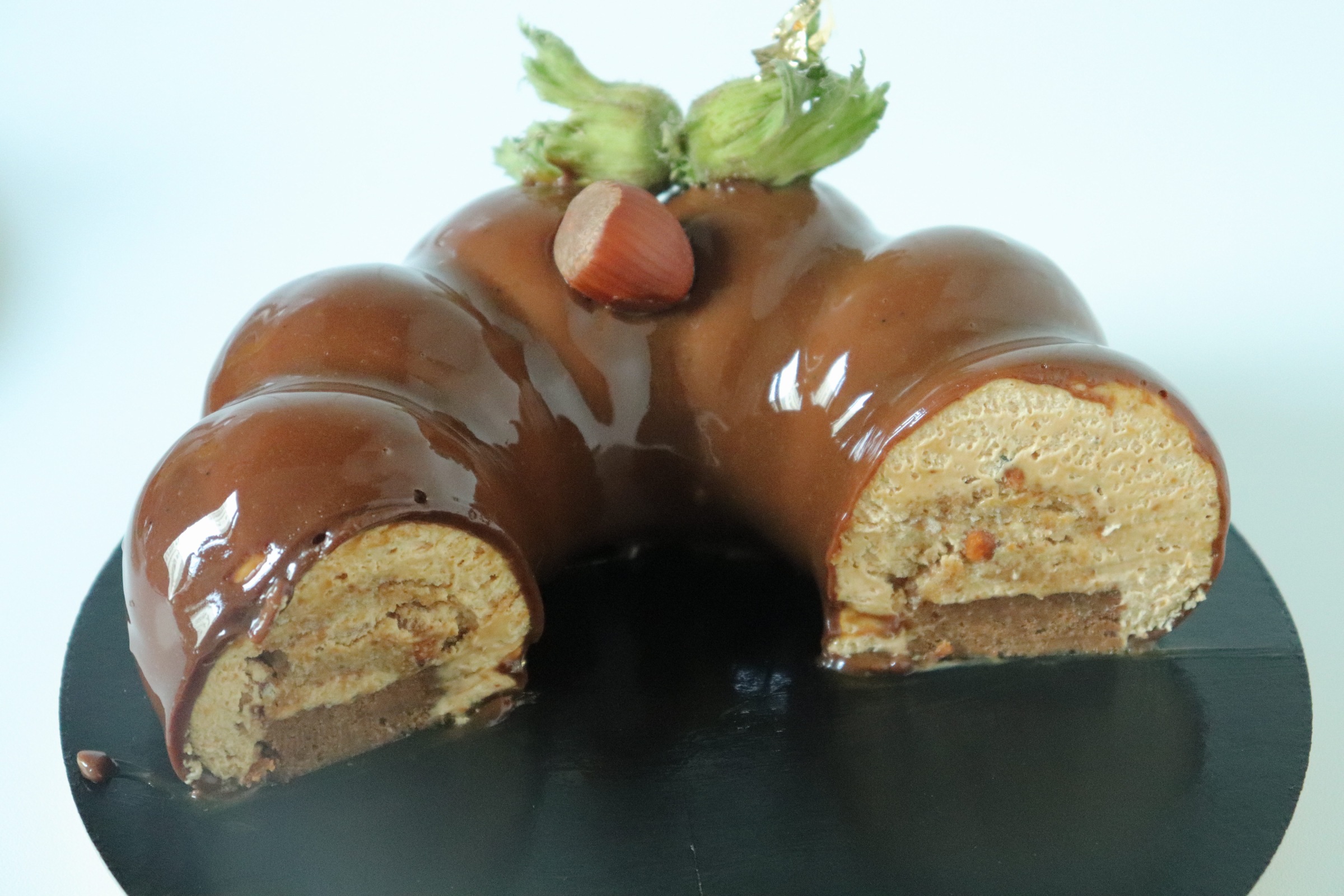 Entremet 100% praline! Olivia tarnished Recipe - Blog pastry