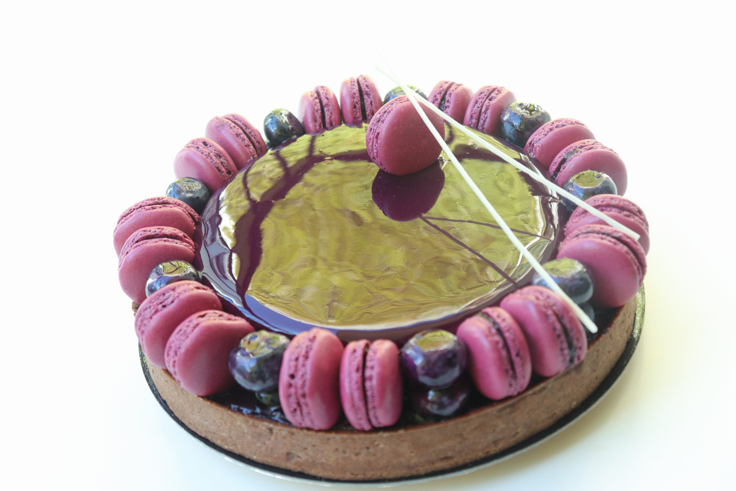 Tarte-entremets au thé, chocolat et fruits rouges - Recette Olivia Pâtisse