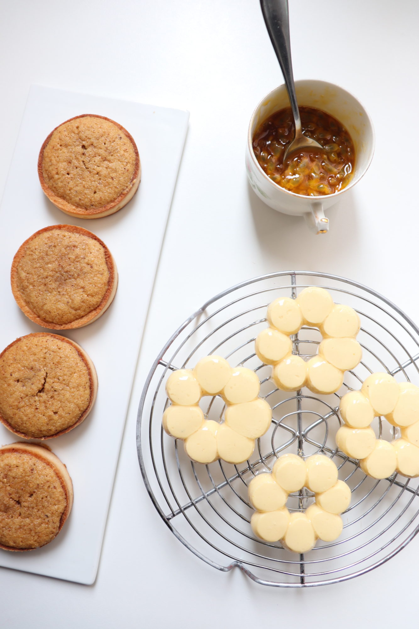 Tartelettes passion noisette - Recette Olivia Pâtisse